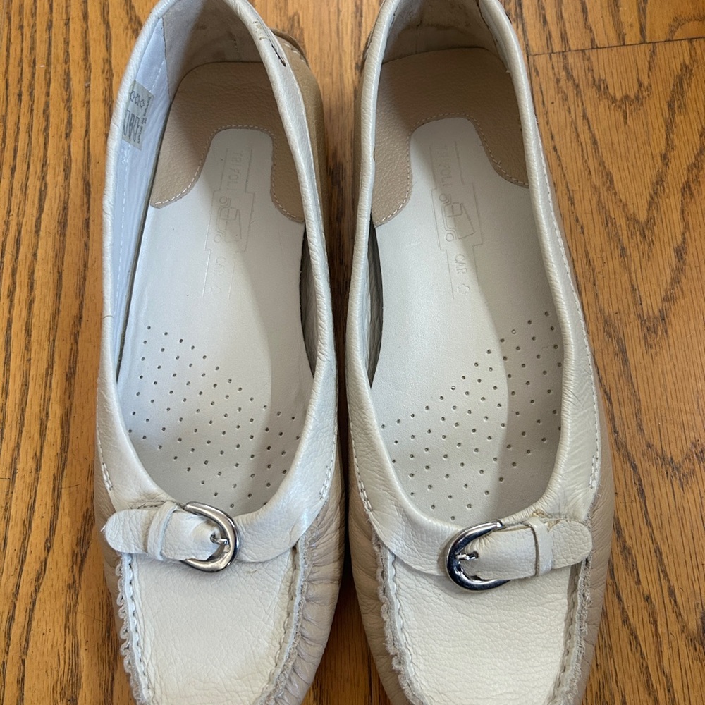 Women's White Loafers